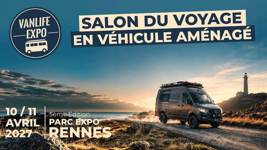 Affiche officielle Vanlife Expo Rennes — du 10 avril 2027 au 11 avril 2027, Rennes Parc Expo