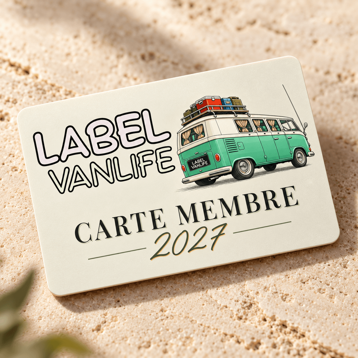 Carte membre physique Label Vanlife 2027