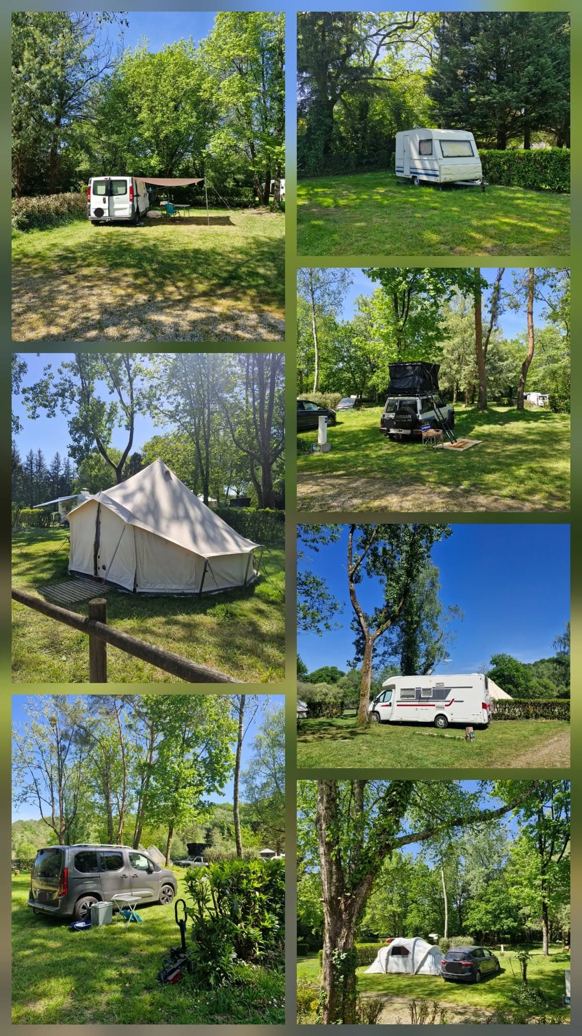 Vue de Camping de Pont Augan