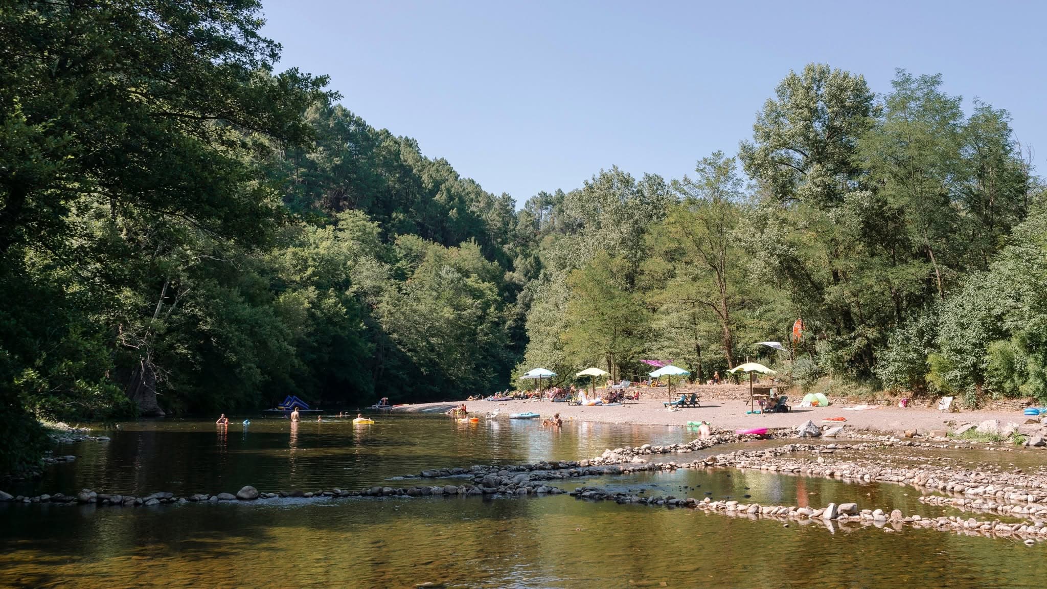 Vue de Camping Les Drouilhèdes
