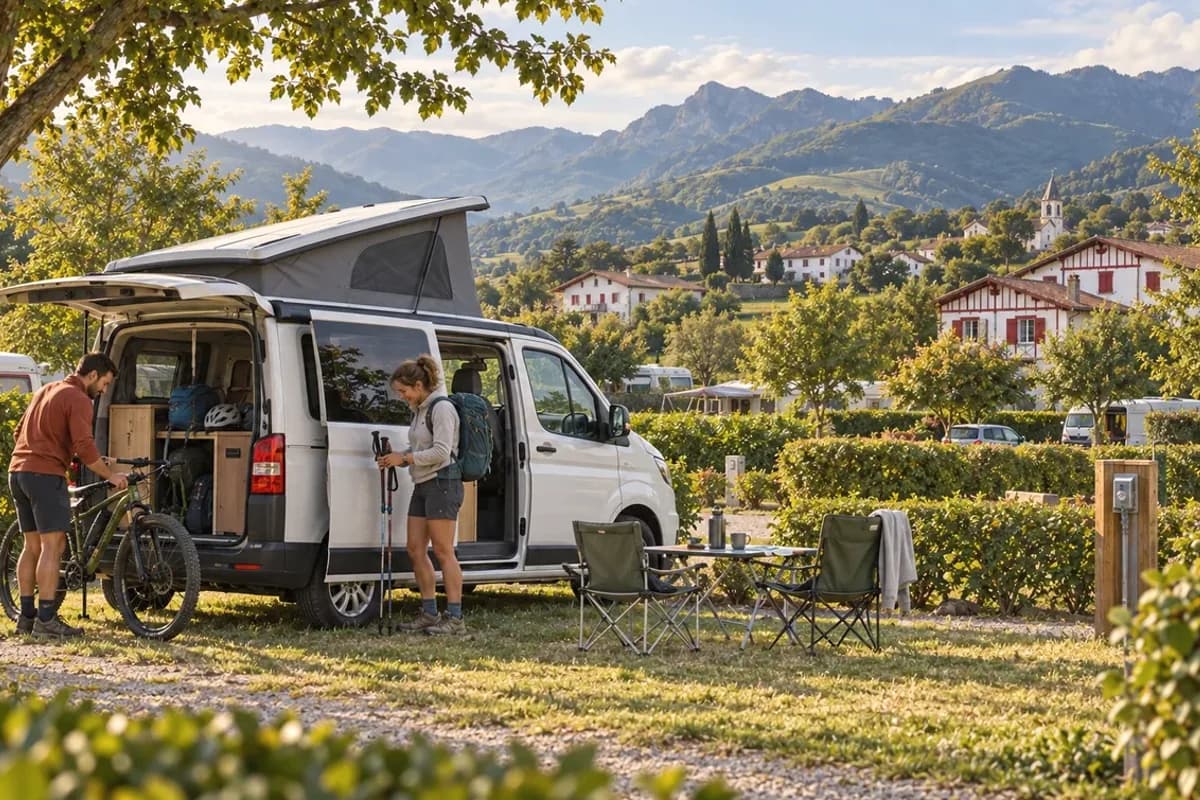 Photographie éditoriale d’un voyage en van entre Monflanquin, Pujols-le-Haut, Penne-d'Agenais, Tournon-d'Agenais, dans l’esprit du Mag Label Vanlife.