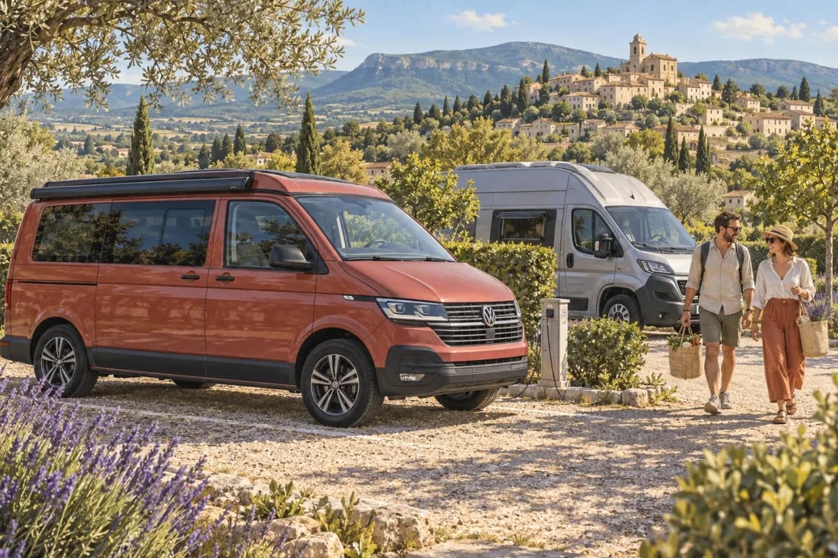 Photographie éditoriale d’un voyage en van entre Seillans, Bargème, Tourtour, Cotignac, dans l’esprit du Mag Label Vanlife.
